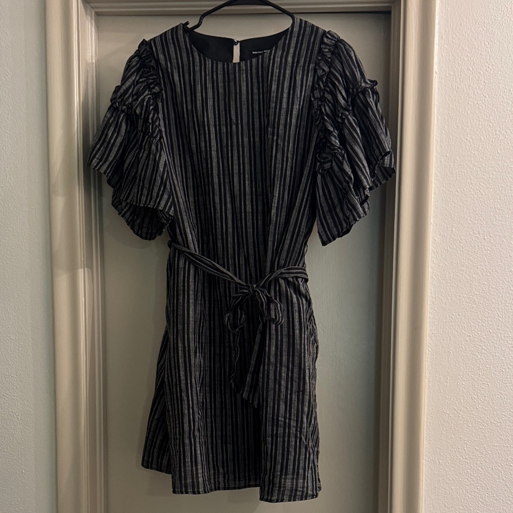 Who What Wear Black and White Dress
